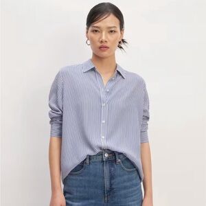 Everlane Washable Clean Silk Relaxed Shirt